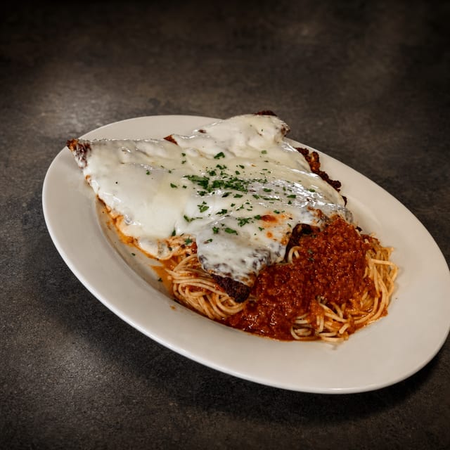 Lunch Chicken Parmigiana.
